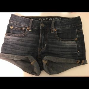 American eagle shortie shorts